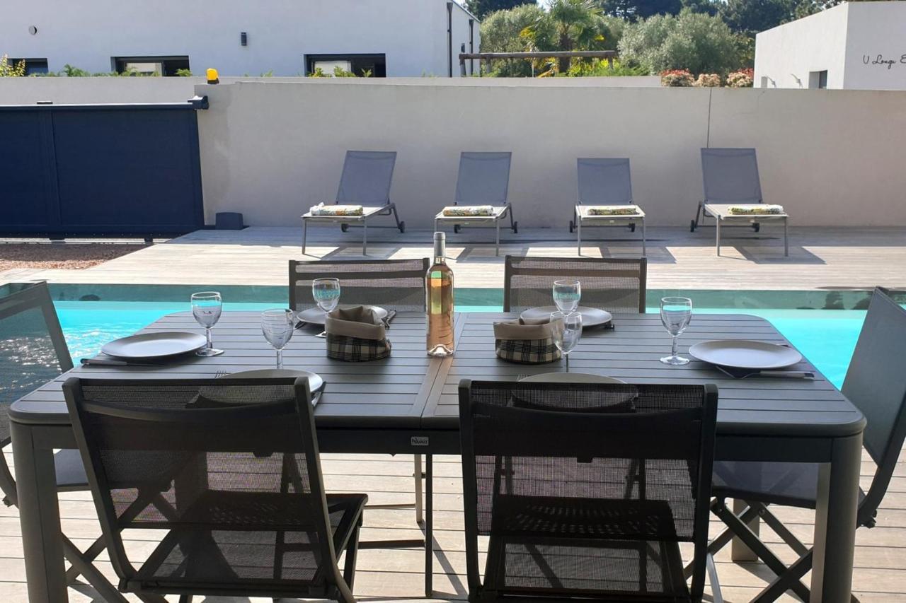 Villa Rossa 6 Pers Dans Residence Avec Piscine Chauffee Privee Lecci Kültér fotó