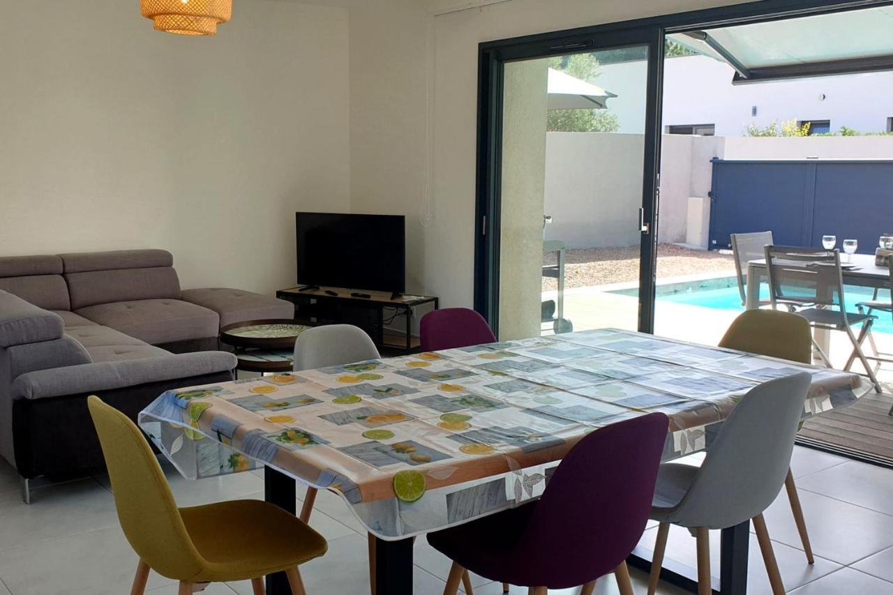 Villa Rossa 6 Pers Dans Residence Avec Piscine Chauffee Privee Lecci Kültér fotó